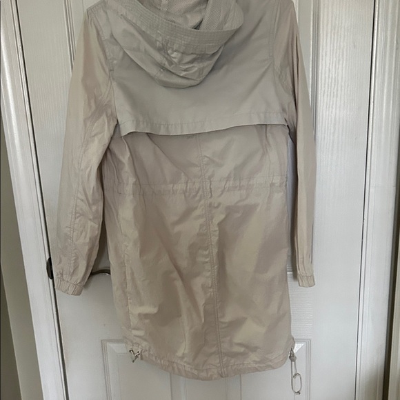 Divided Light Tan Hooded Spring Jacket - Picture 3 of 3